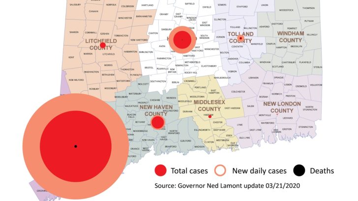 Lamont: 104 new coronavirus cases in CT bringing total to 327; 51 in hospital, 8 dead